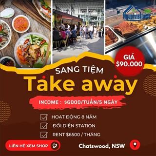Sang lại tiệm take away bánh mỳ và đồ ăn Việt đối diện station